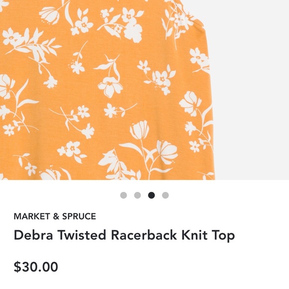 Market Spruce Debra racer back style tank - Picture 3 of 7